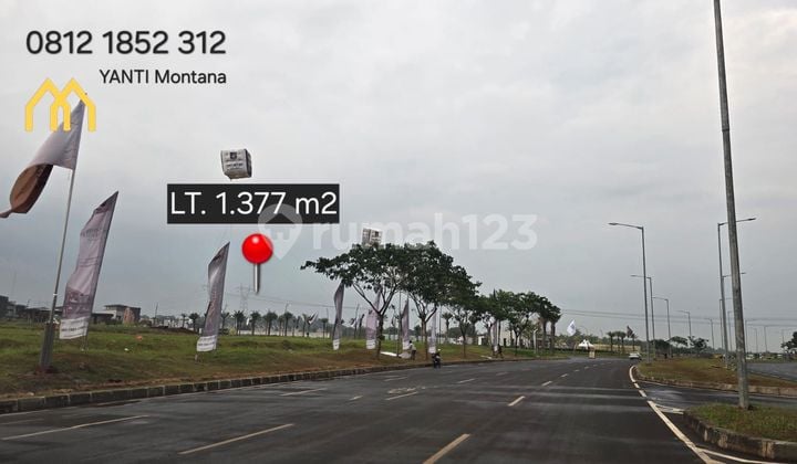 Jual Kavling Komersil Luas 1.377 di Boulevard Gading Serpong