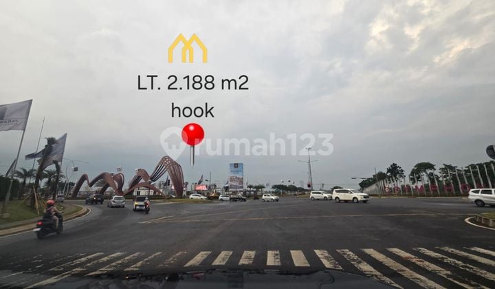 Jual Kavling Komersil Hook di Jalan Boulevard Gading Serpong