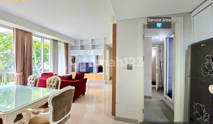 Jual Cepat Condominium Rainbow Spring Summarecon 2Br Lantai Dasar Direct Taman