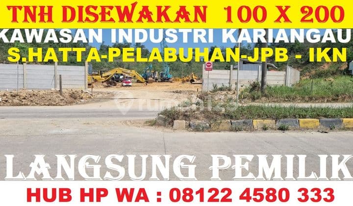 STRATEGIC LAND IN THE KARIANGAU INDUSTRIAL AREA KM 13 SUKARNO HATTA - PORT - PULO BALANG BRIDGE - IKN