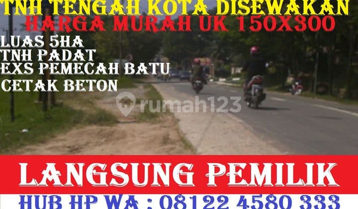 Tanah Strategis Disewakan Murah Deket Polda
