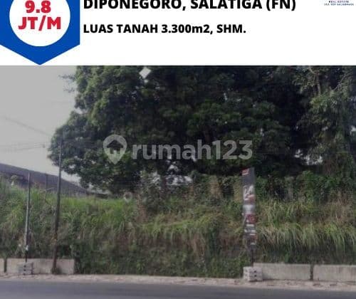 Jual Kavling jalan utama di jln diponegoro salatiga lokasi sangat stategis