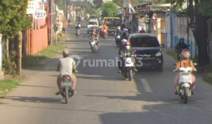 Kavling Strategis LT 900M2 Jalan Raya Row 3 Mobil Cocok Gudang Showroom Neglasari Tangerang