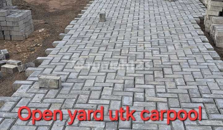 Open Yard Paving Block Cocok Pool Mobil Kontainer Murah Luas 1,1 Ha 25 Rb/ Mtr Akses Tol 5 Menit Tambun Bekasi Timur