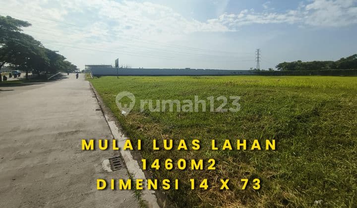 Kavling Komersial Strategis Bulevard Lt 1400m2 Cocok Showroom Rs Gym Pusat Keramaian 5 Tahun Lagi Harapan Indah Bekasi