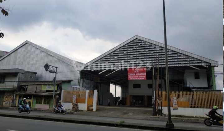 Gudang Murah Strategis Lb 1400m2 Pinggir Jalan Utama Cocok Ekspedisi Kantor Cabang Pool Mobil Penyimpanan Cimandala Bogor