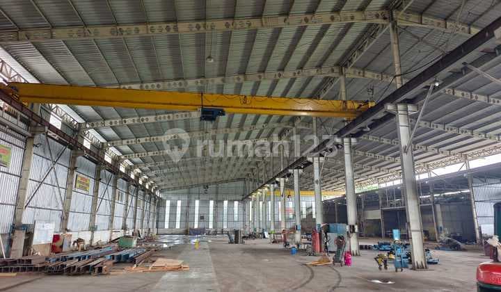Gudang Murah Ada Crane Lb 3000m2 Cocok Industri Produksi Dan Perakitan Dekat Summarecon Bekasi