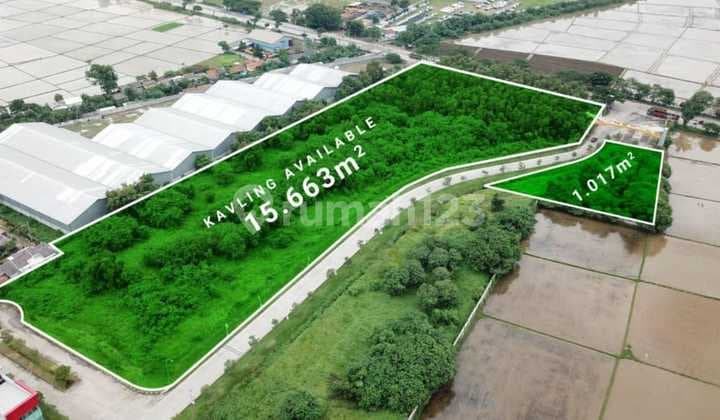 Kavling Komersial Strategis 1,5 -3Ha Pusat Kawasan Bisnis Kota Karawang Jabar