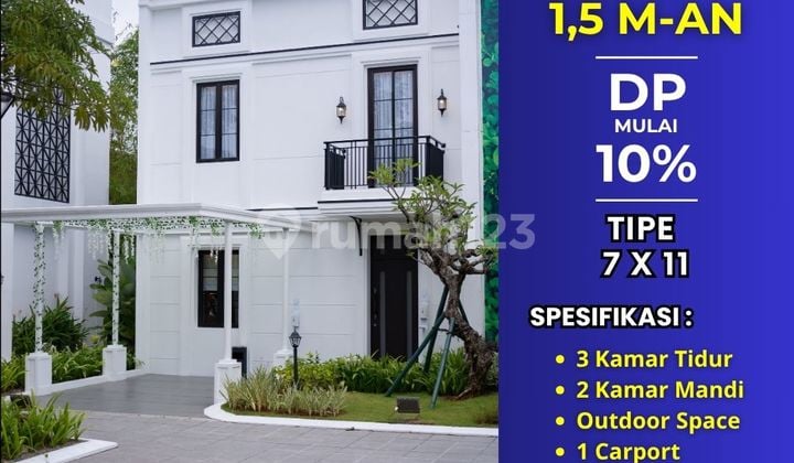 Rumah Cantik Gaya Eropa di Summarecon Makassar Fasilitas Umum Lengkap
