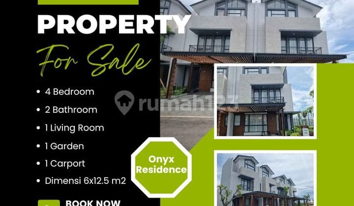 For sale, a beautiful house in Kota Baru Summarecon, near Hasanuddin Airport.