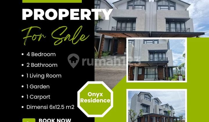 Dijual Rumah cantik di Kota Baru Summarecon, dekat Bandara Hasanuddin