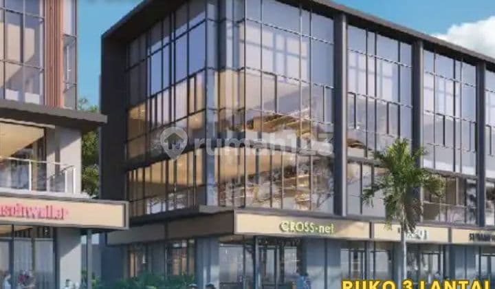 Dijual Ruko Strategis Pinggir Jalan Poros Area Parkiran Luas