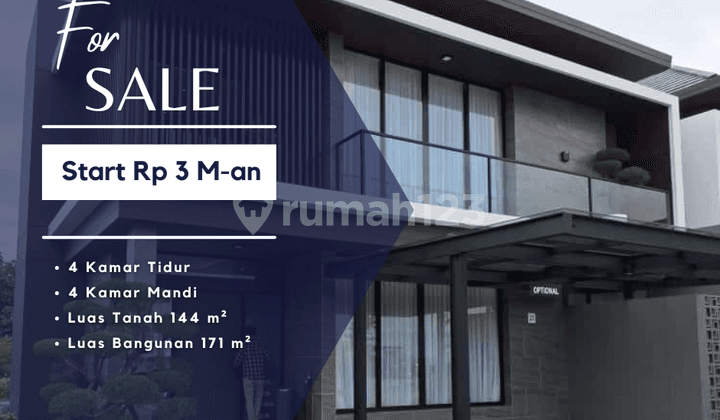 Dijual Rumah Mewah 2 Lantai di Makassar Dekat Bandara Dan Tol