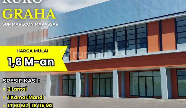 Ready-to-Use Graha Boulevard Shop House Unit Available in front of Summarecon Mall