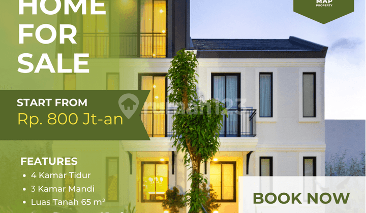 Rumah Mewah 800 Jt an Akses Dekat Ke Bandara Tol Makassar