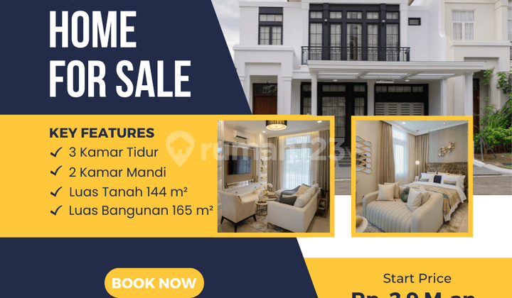 DIJUAL RUMAH CANTIK, NYAMAN, DAN ASRI DI SUMMARECON