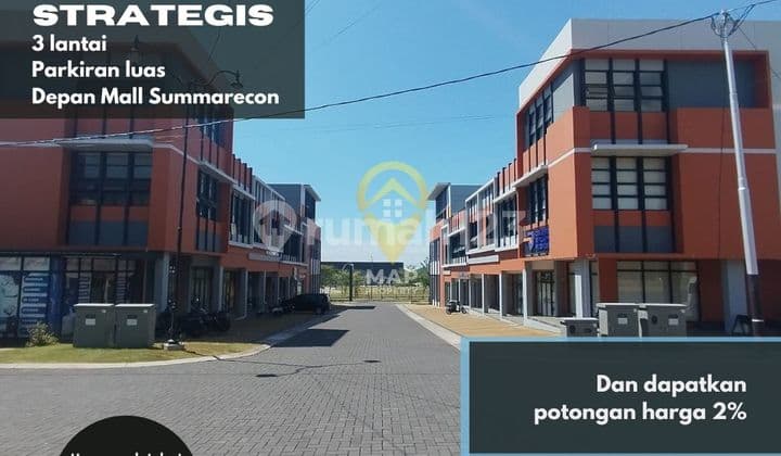 RUKO GRAHA BOULEVARD SIAP PAKAI DAN ADA PROMO POTONGAN 2%