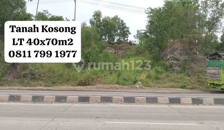 Dijual Cepat Tanah Kosong Pinggir.jalan Raya Jl. Soekarno Hatta