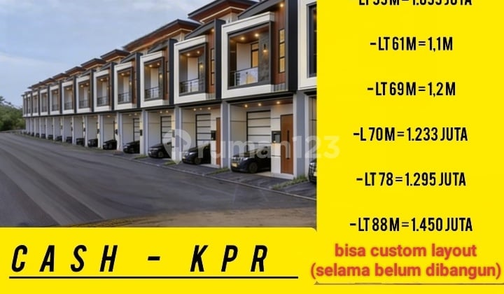 Termurah - Cluster 900 Jutaan Jagakarsa, 70 Meter Dr Angkot, Siap KPR 26 Unit
