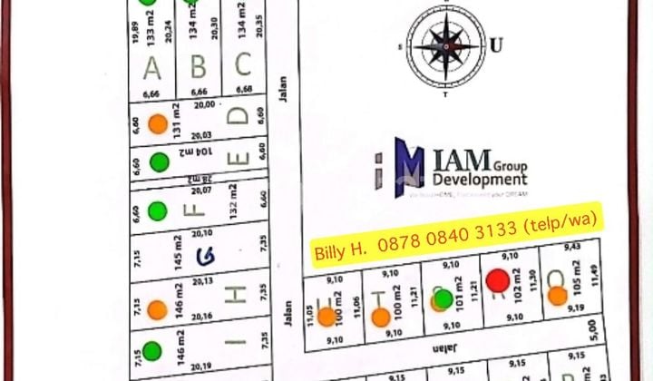Affordable 102 Square Meter Plot (9.1 x 11.3 M) on Durian Street, Jagakarsa, Near Cilandak KKO and Cijago-Andara Toll Access, Eligible for KPT