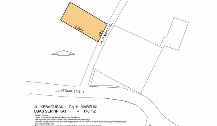 KAVLING SIAP BANGUN dan STRATEGIS DI JAKARTA SELATAN