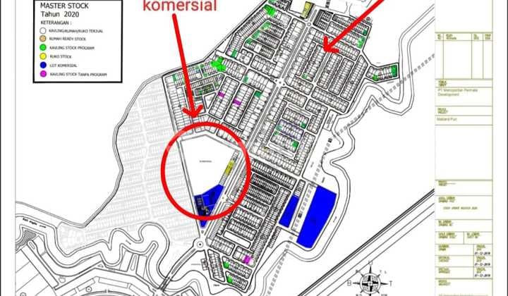 KAVLING HOOK, SANGAT STRATEGIS DI PURI METLAND Dekat TOLL, RS. Mandaya dan UNIQLO