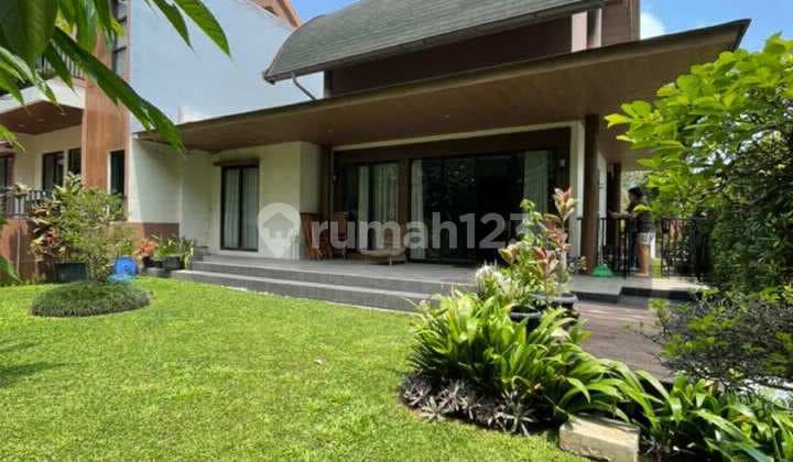 Rumah Vila Gaya Bali View Gunung Fully Furnished di Ciawi Bogor ROI 9% per Tahun, Good Invest!
