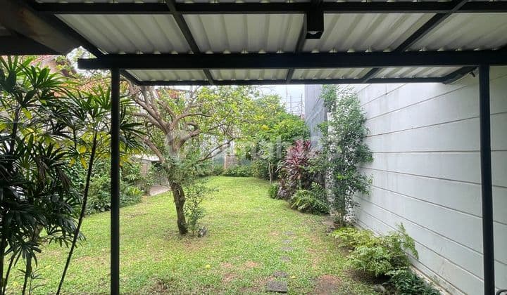 1-Story House in Lebak Bulus, Quiet, Wide Road, Front and Back Garden