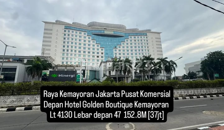Raya Kemayoran Jakarta Pusat Jln Kembar Gunung Sahari 152.8 37jt