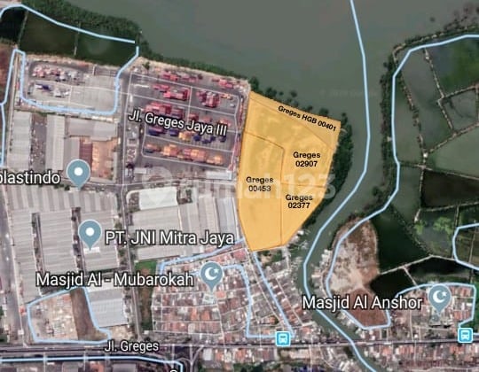Greges Jaya Margomulyo 4.3ha Super Strategis Sdh Urug 5.25jt 225m
