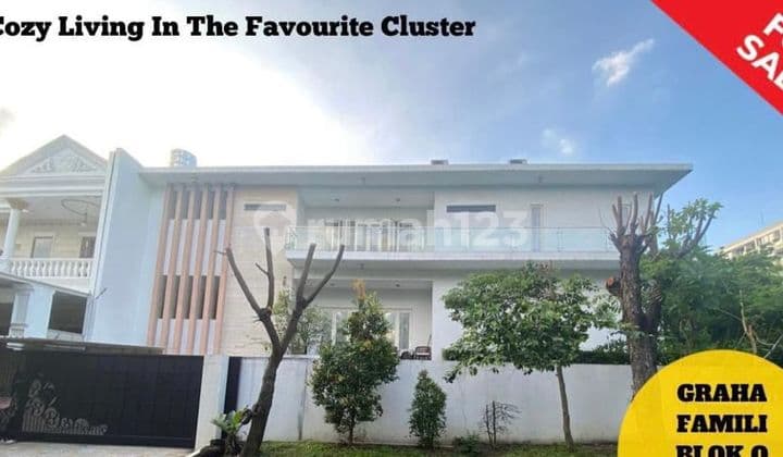Graha Family Blok O Modern Mewah Split Level 9.5m Nego Bagus