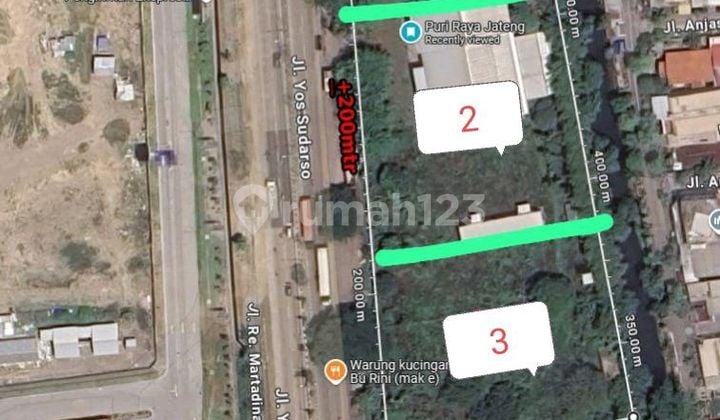 Lahan Pergudangan Yos Sudarso Semarang Boleh Beli 1 Saja 6.5Jt/M