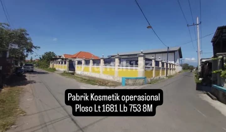 Pabrik Kosmetik Operasional Ploso Balongbendo Sidoarjo 8m Nego