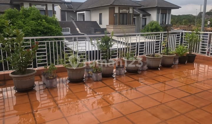 Rumah siap huni furnished hadap utara di The Avani BSD, bagus