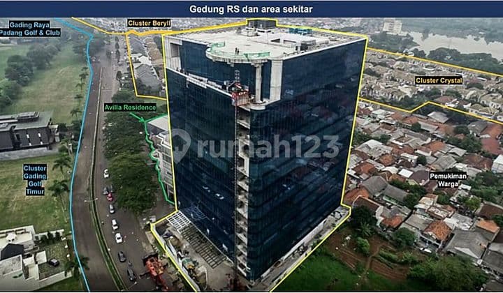 Dijual Gedung Rumah Sakit di Gading Golf Boulevard, strategis