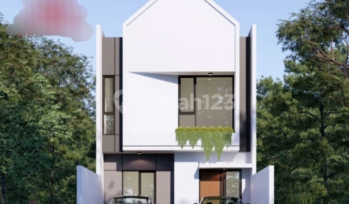 Dijual Rumah Minimalis Modern Eksclusif Strategis di Cipayung Jakarta Timur 2 Lantai SHM