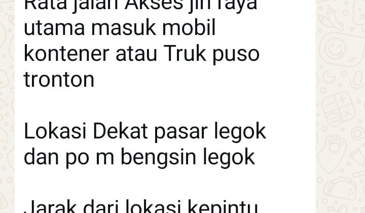 Tana Darat Jl Raya Legok Tangerang