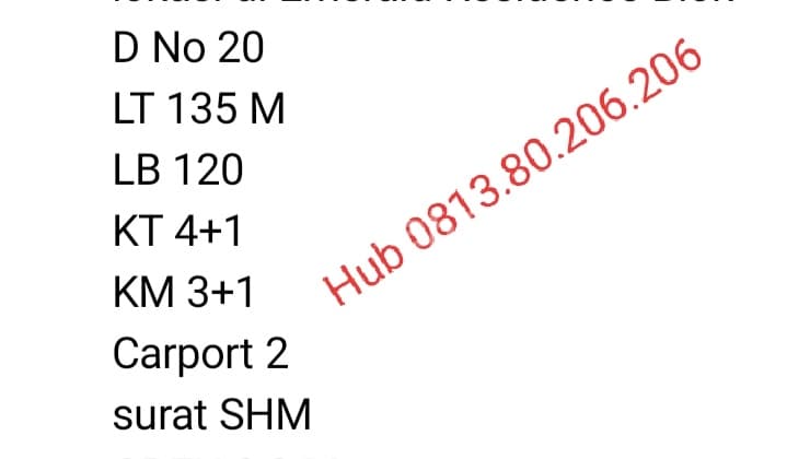 Rumah, SHM, di Bintaro,