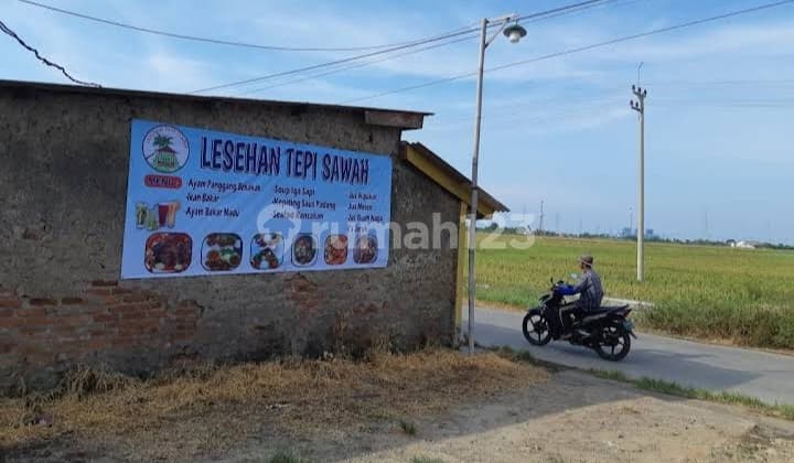 Tanah Ex Resto Lesehan Tepi Sawah Sukra Indramayu Jawa Barat