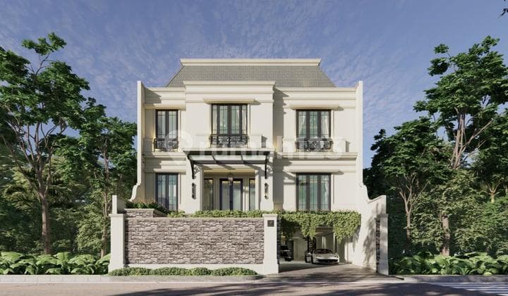 Rumah Baru Mewah Clasic Modern Private Lift di Kebayoran Baru Jakarta Selatan