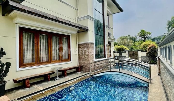 Rumah Mewah Harga Murah Halaman Luas Lokasi Dalam Komplek Elite Cilandak, Jakarta Selatan