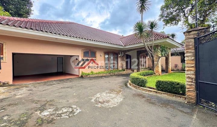 Nice House for Rent with Swimming Pool, Spacious Yard in Ampera, South Jakarta