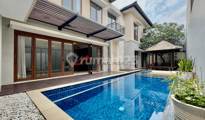 Modern Tropical Nuance Villa Bali House in a Cluster in Kemang, South Jakarta