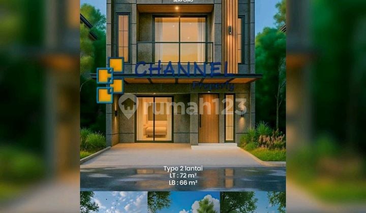 Jual Rumah Cluster Modern 2 Lantai di Gunung Sindur, St Jual Rumah Cluster Modern 2 Lantai di Gunung Sindur, St