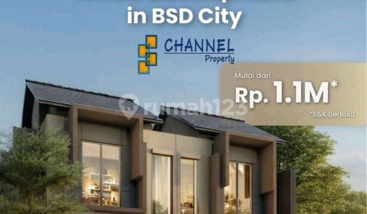 Jual Rumah Cluster Baru Harga Mulai 1,1 M-an Bsd Tangsel, Ea