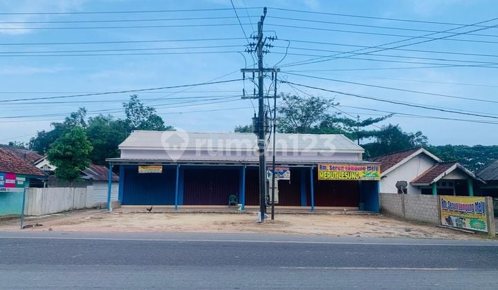 Jual Cepat Tanah Dan 4 Kios di Tulang Bawang