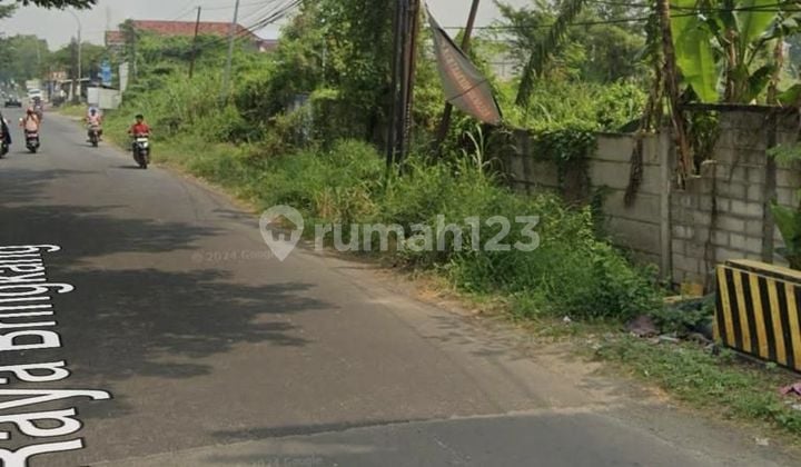 Raya bringkang samping perumahan grand sunrise