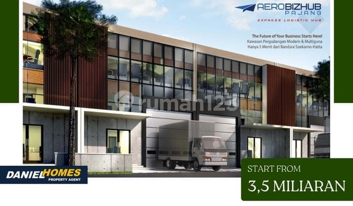 Gudang Multiguna Lokasi Terbaik Dekat Bandara, Aero Bizhub Pajang