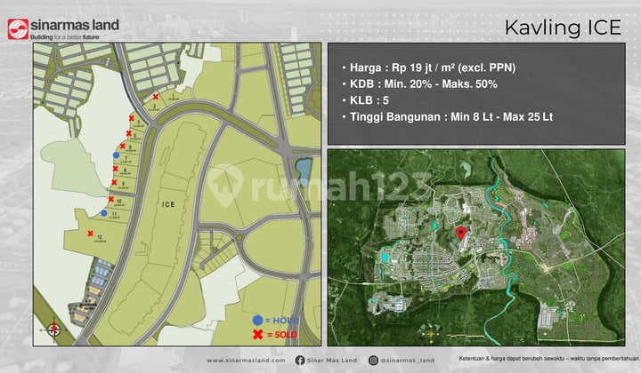 Kavling Ice Luas Siap Bangun Investasi Menjanjikan di Bsd City
