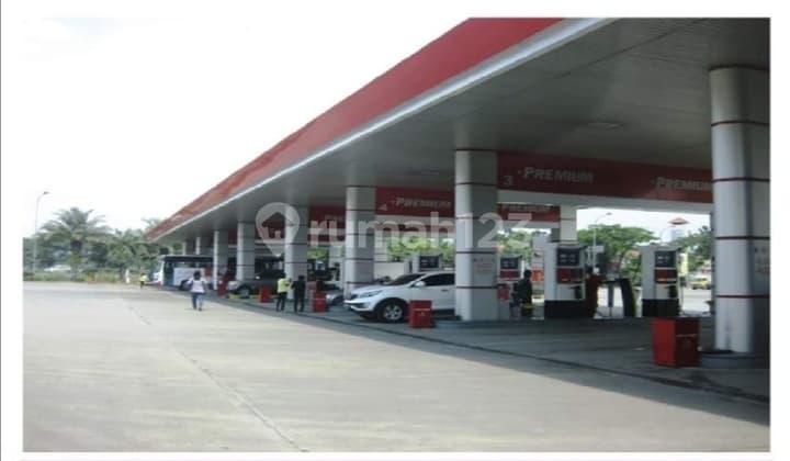 Pom Bensin Lokasi Strategis Sedang Beroperasi di Kunciran Tangerang Banten